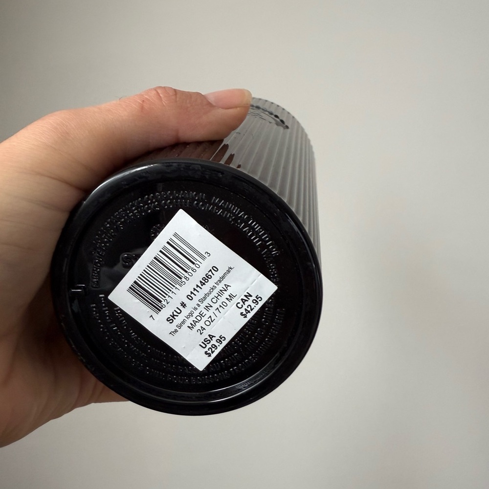 Starbucks Black Tumbler with Straw - Picture 2 of 3